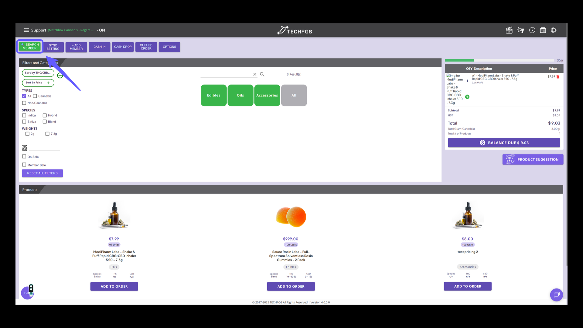 Transaction With a Member Attached