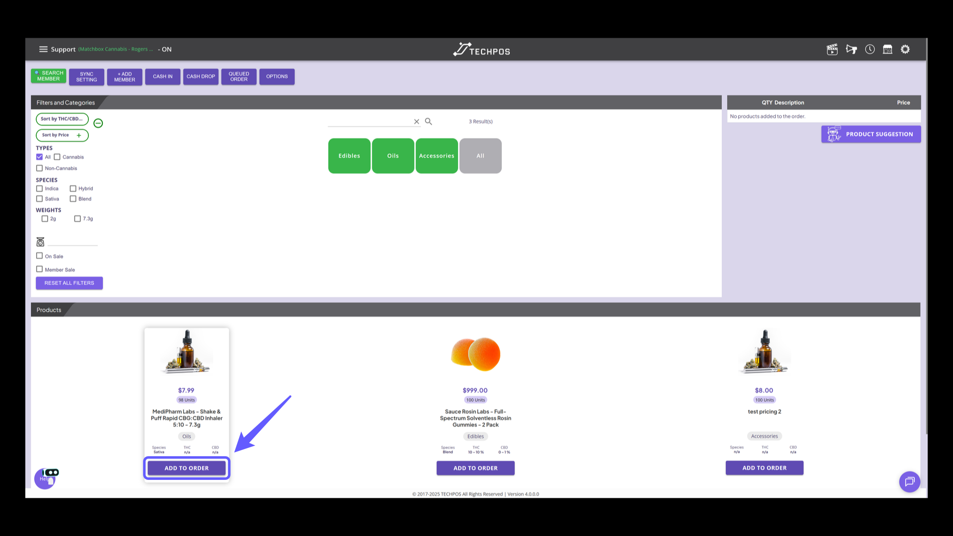 Transaction Without a Member Attached