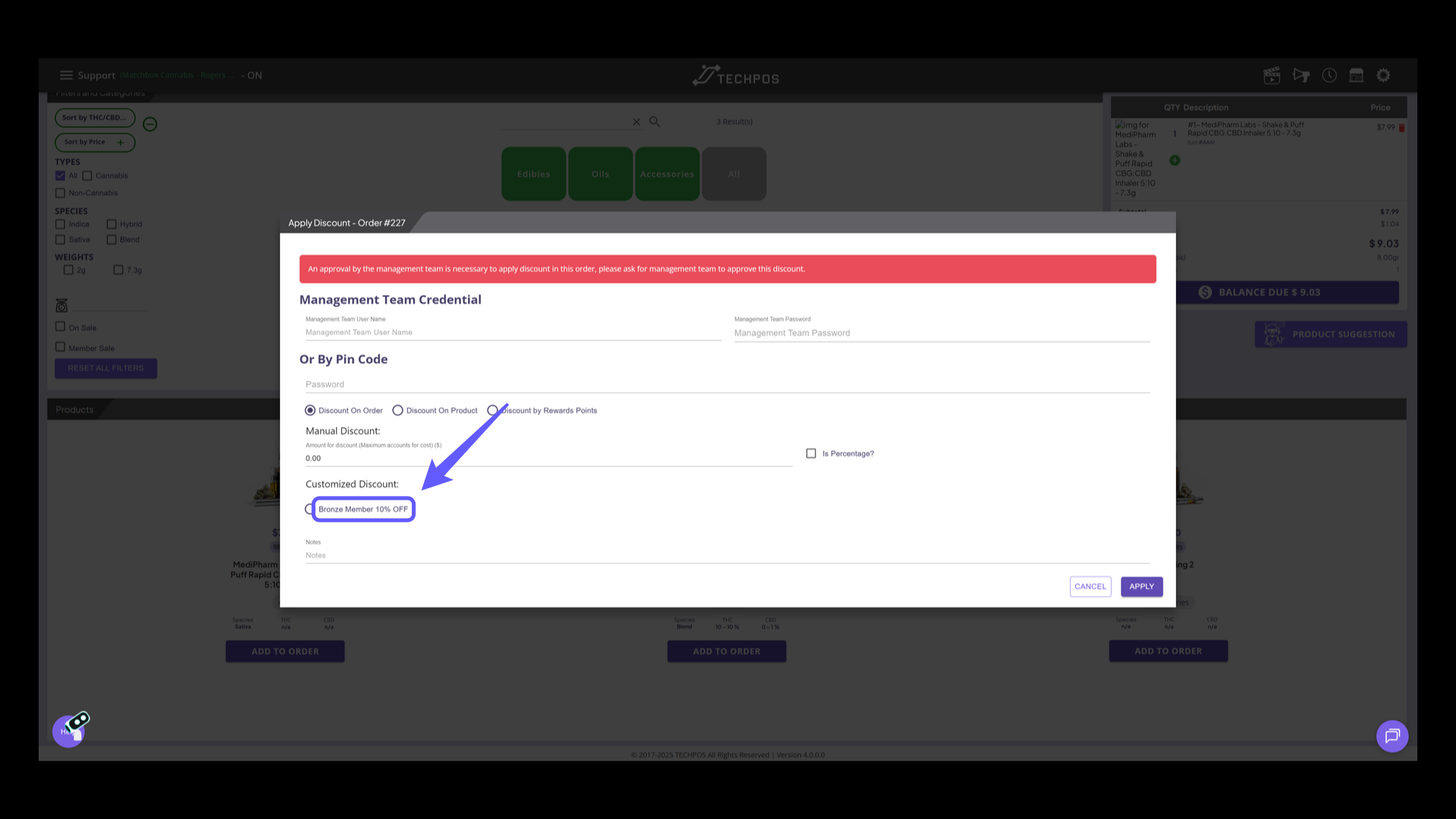 Customized Discount Options