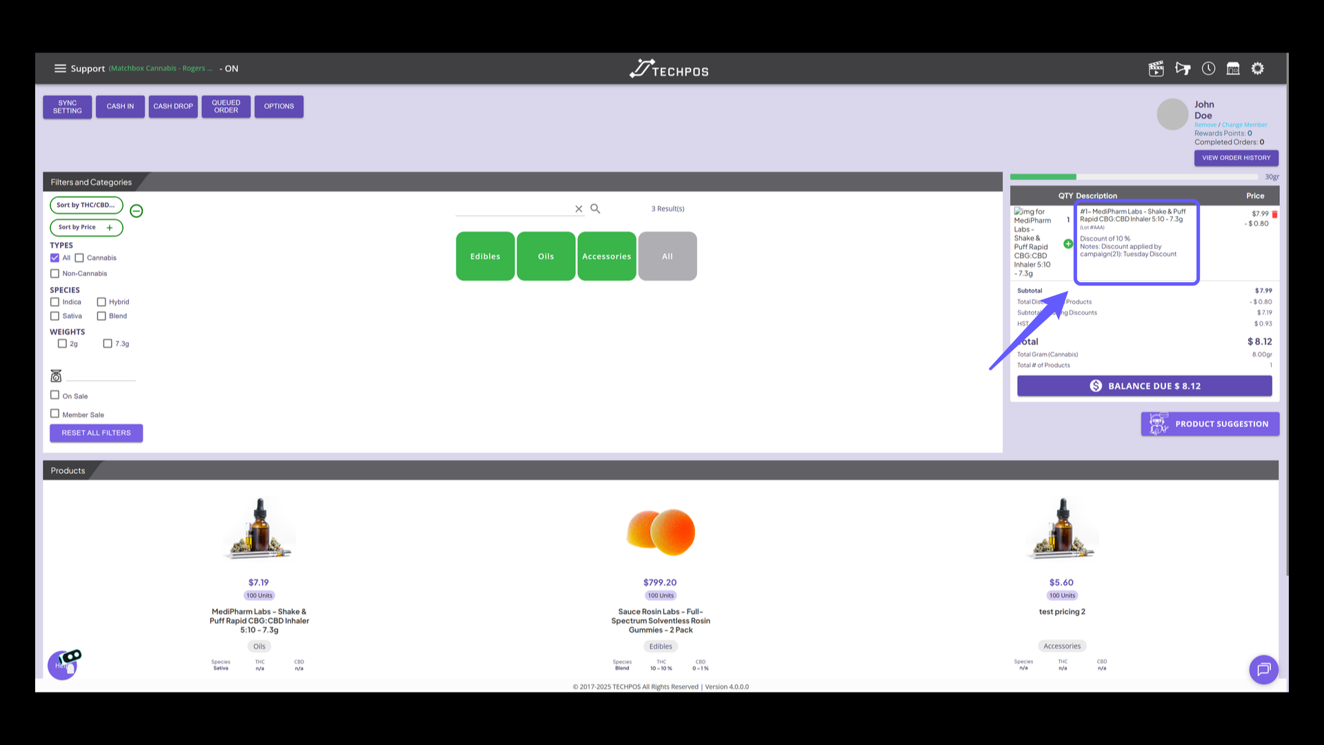 Add Product to Order