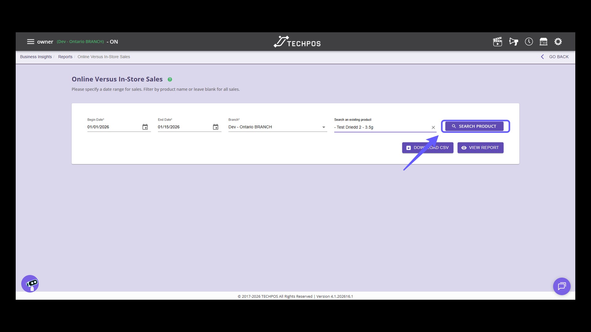 Initiate Product Search