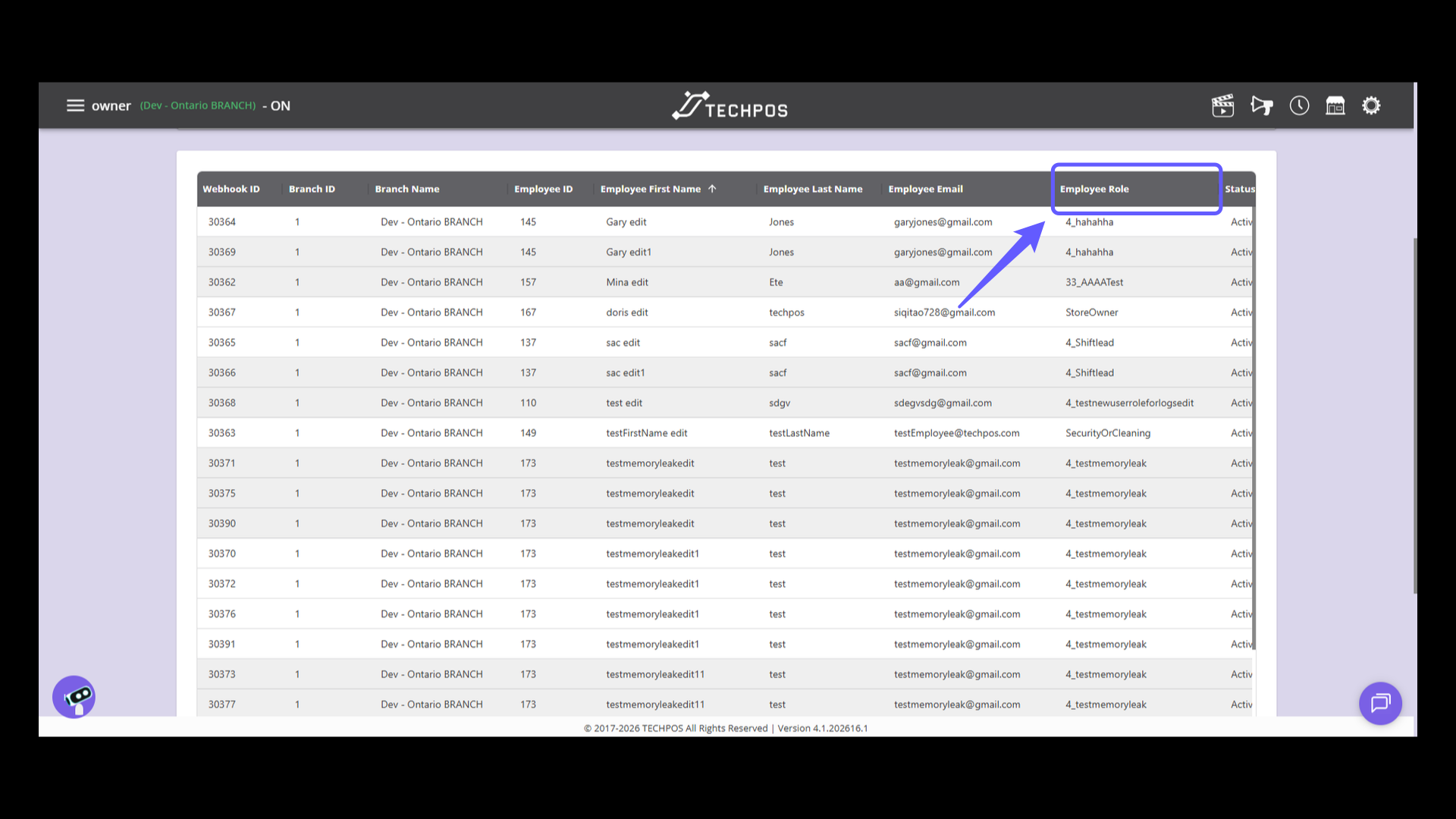 Identify Employee Roles