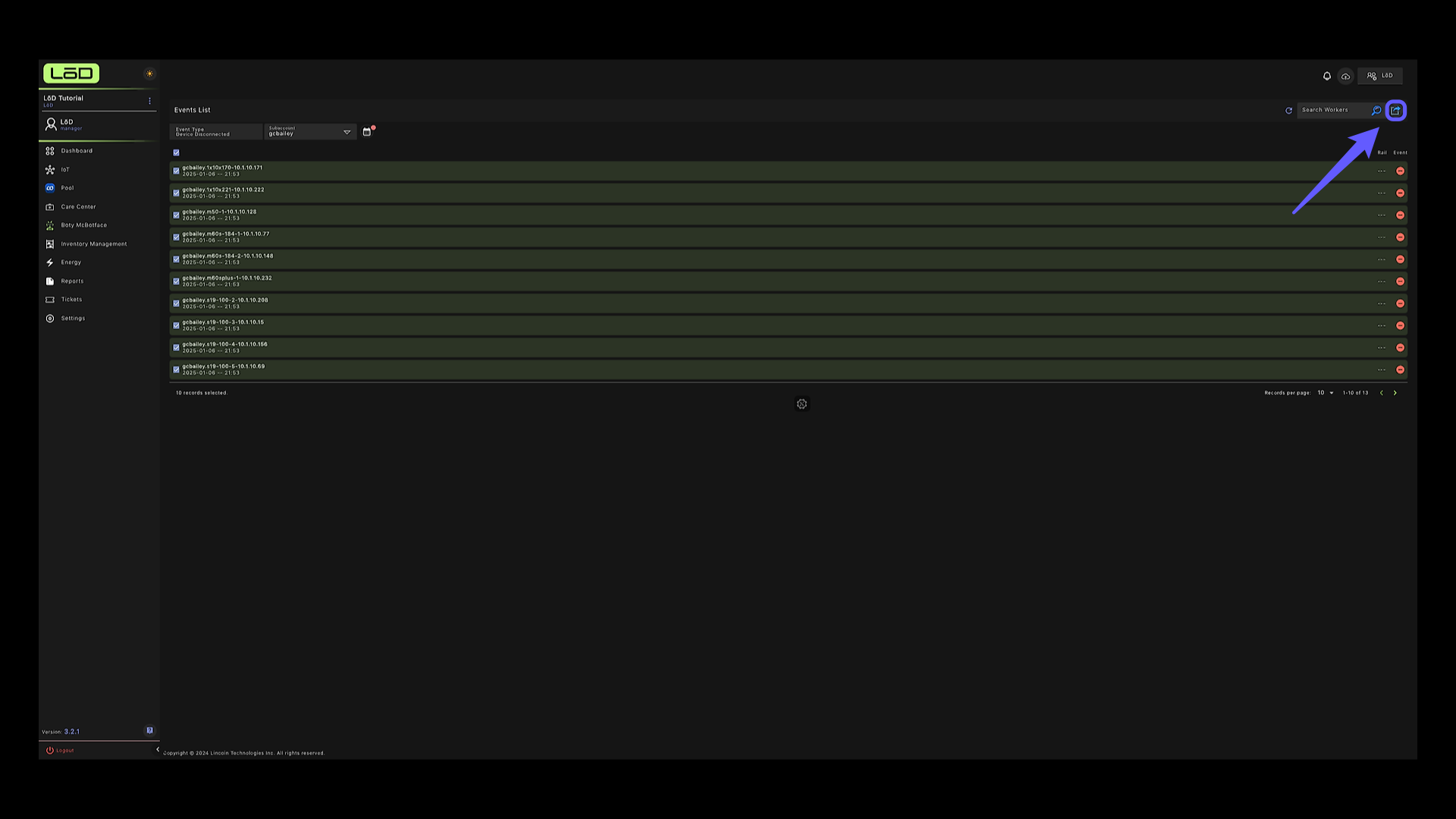 Export Data