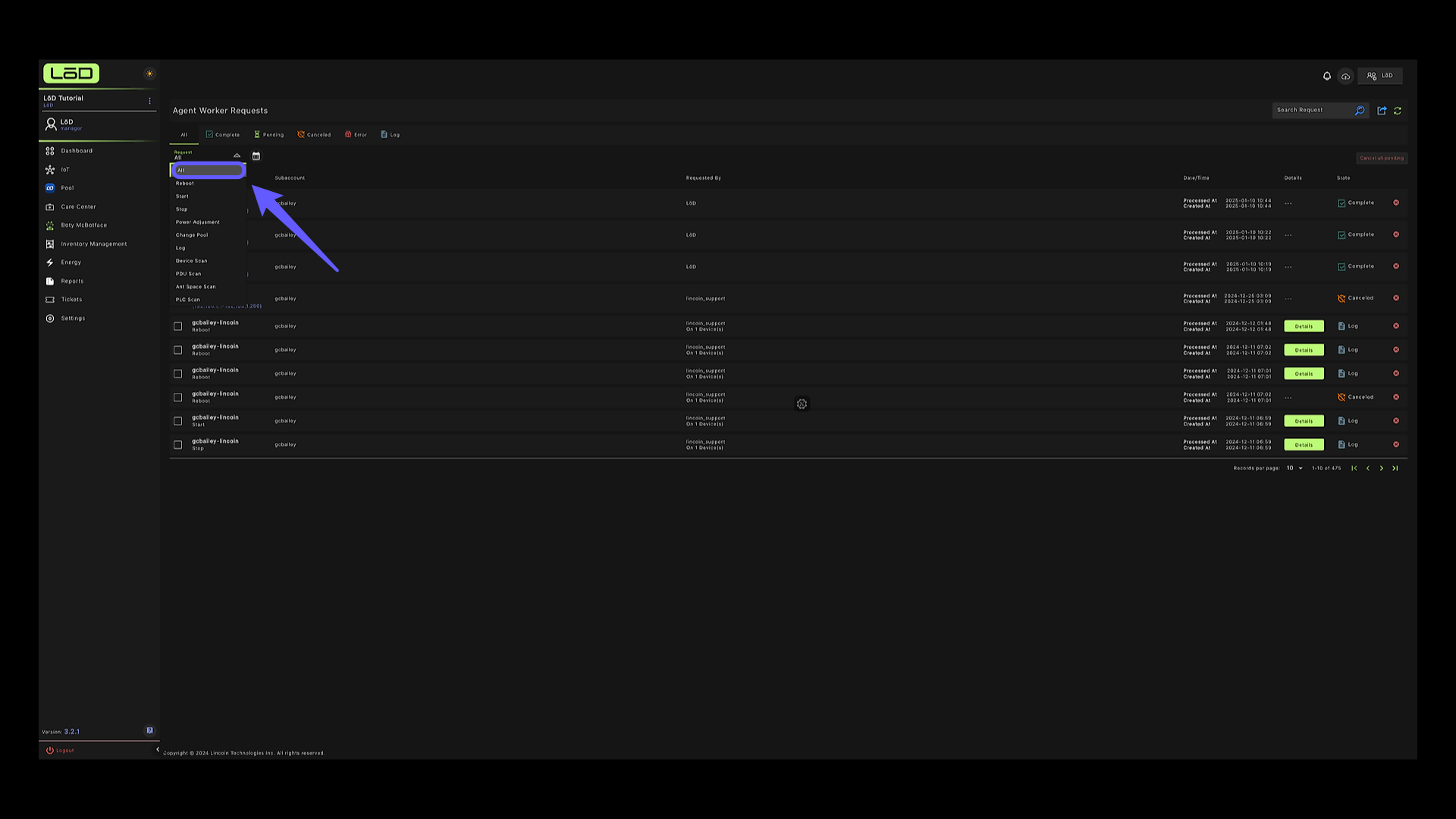 Agent Log Filter