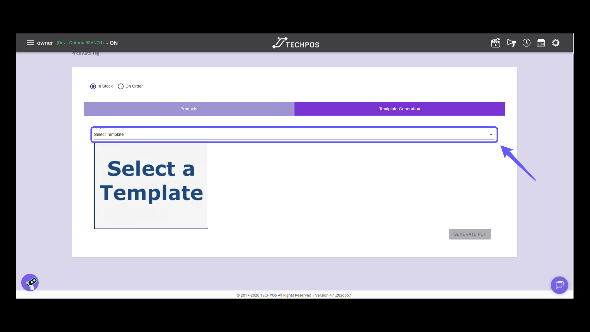 Select a Template Prompt