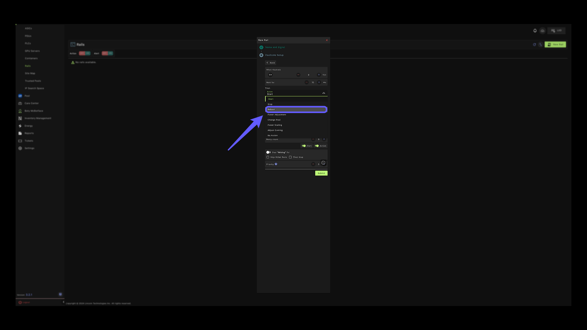 Reboot Option