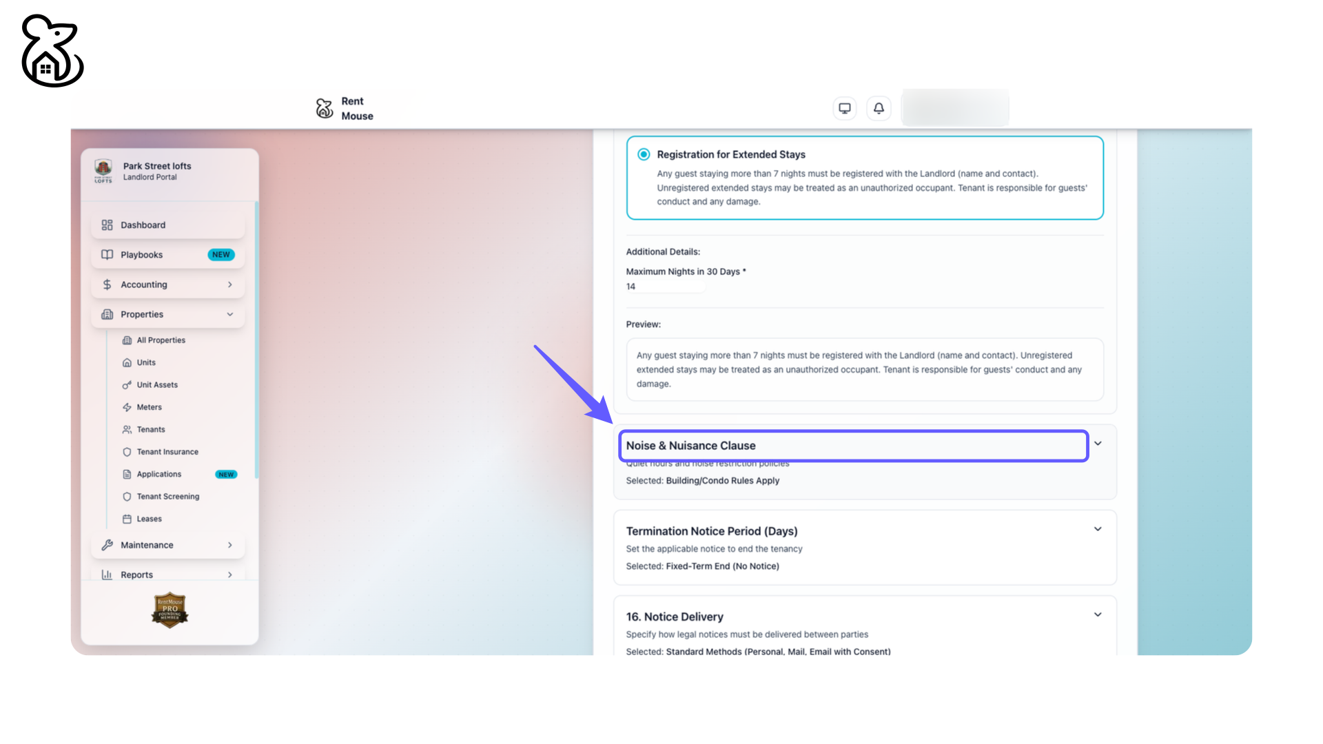 Adhere to Noise Policies