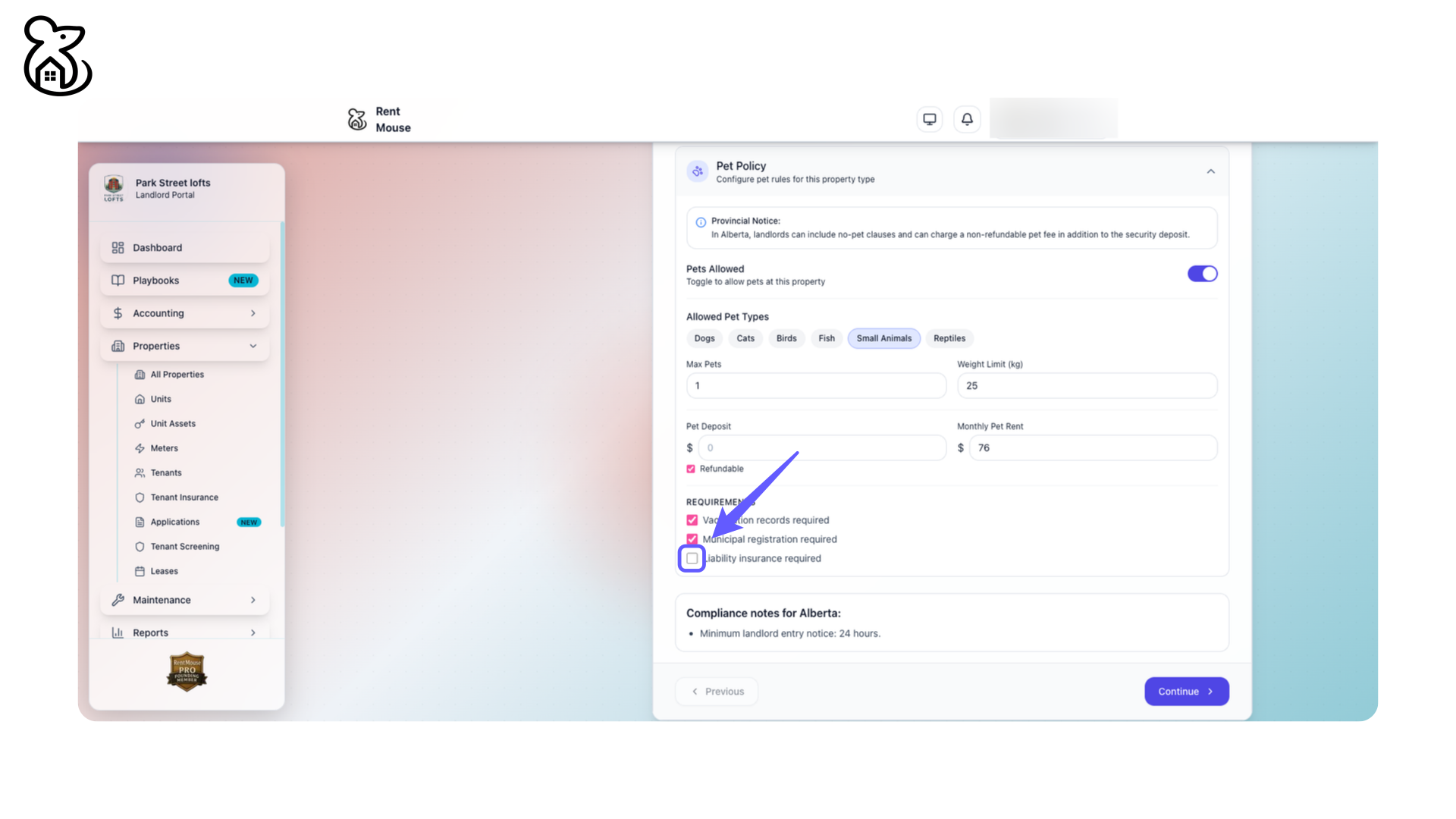 Check Liability Insurance Requirement