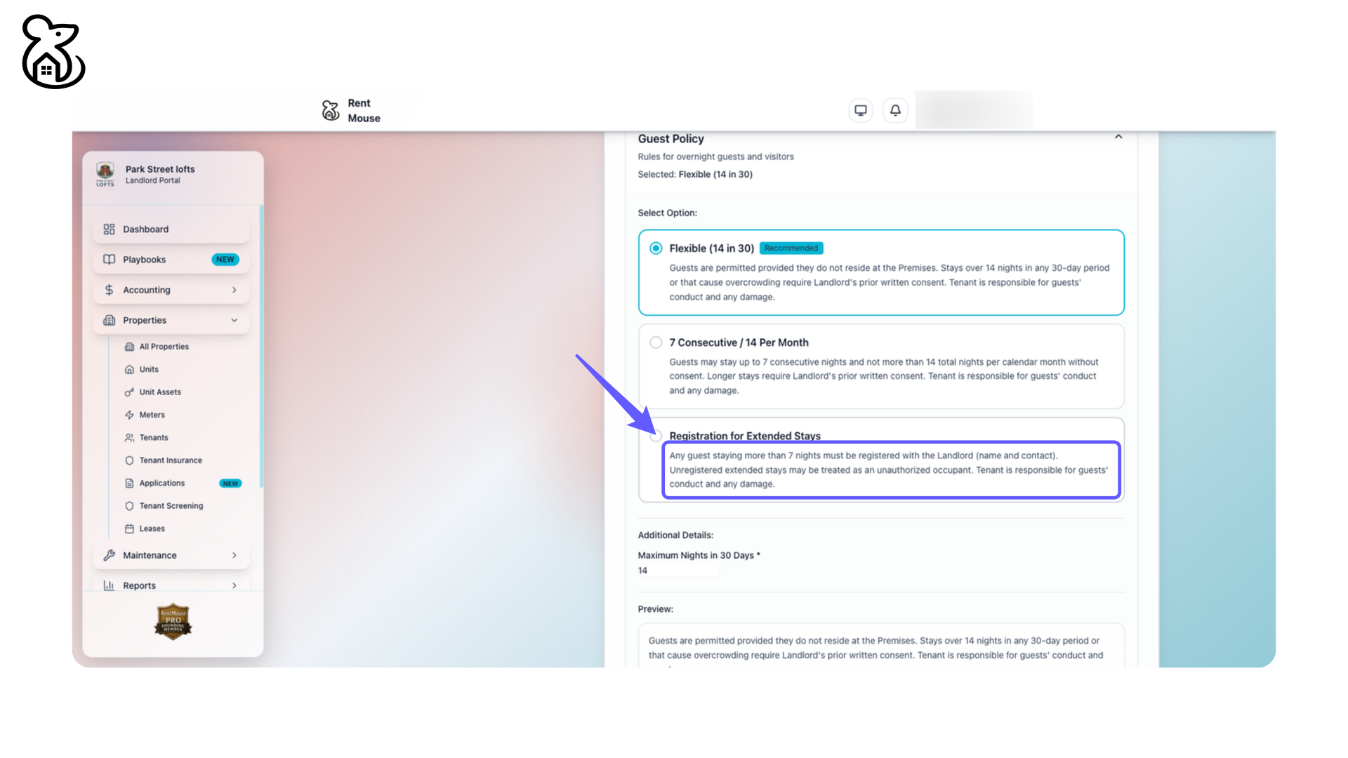 Register Extended Stays
