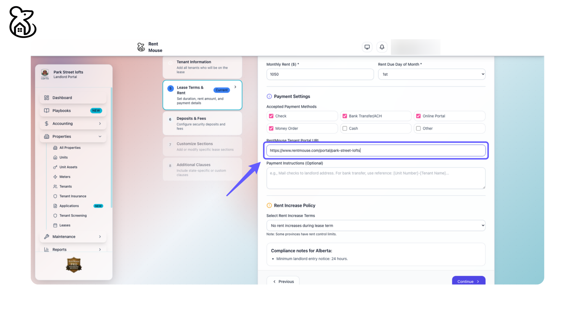 Access Tenant Portal