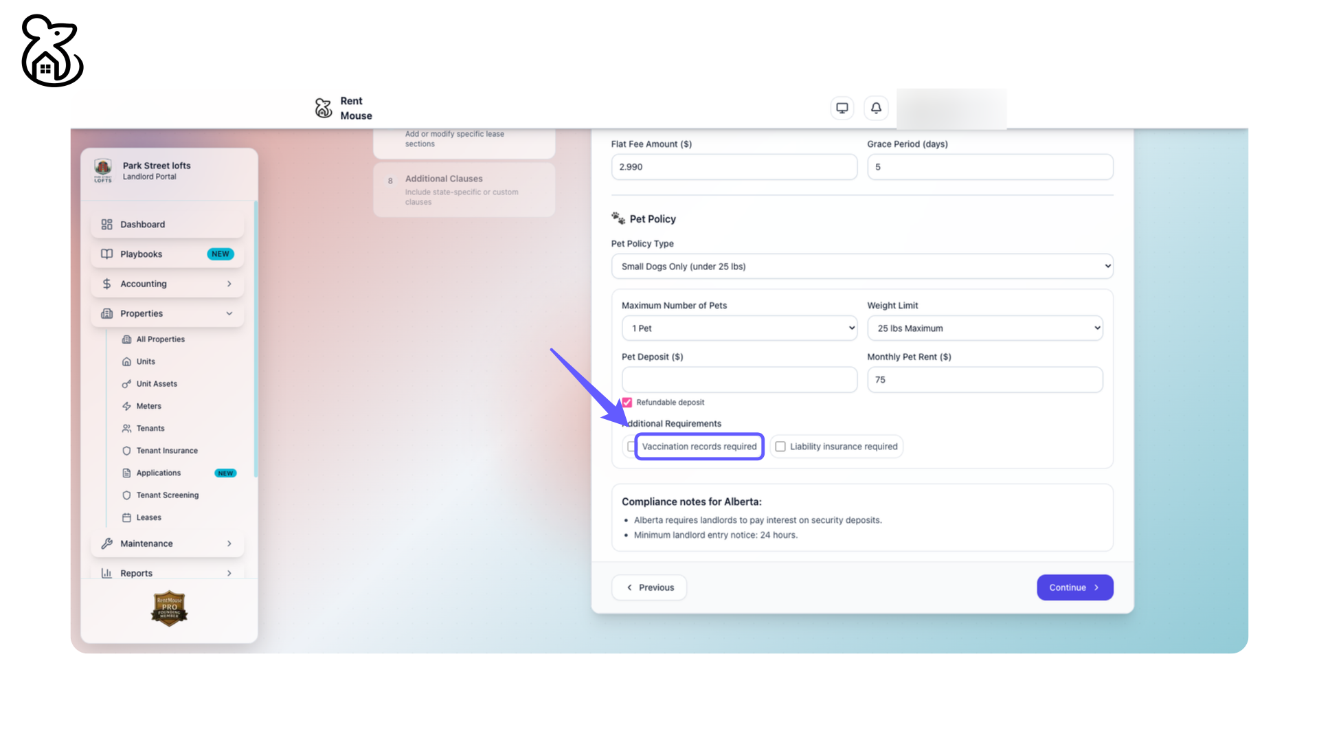 Ensure Vaccination Records
