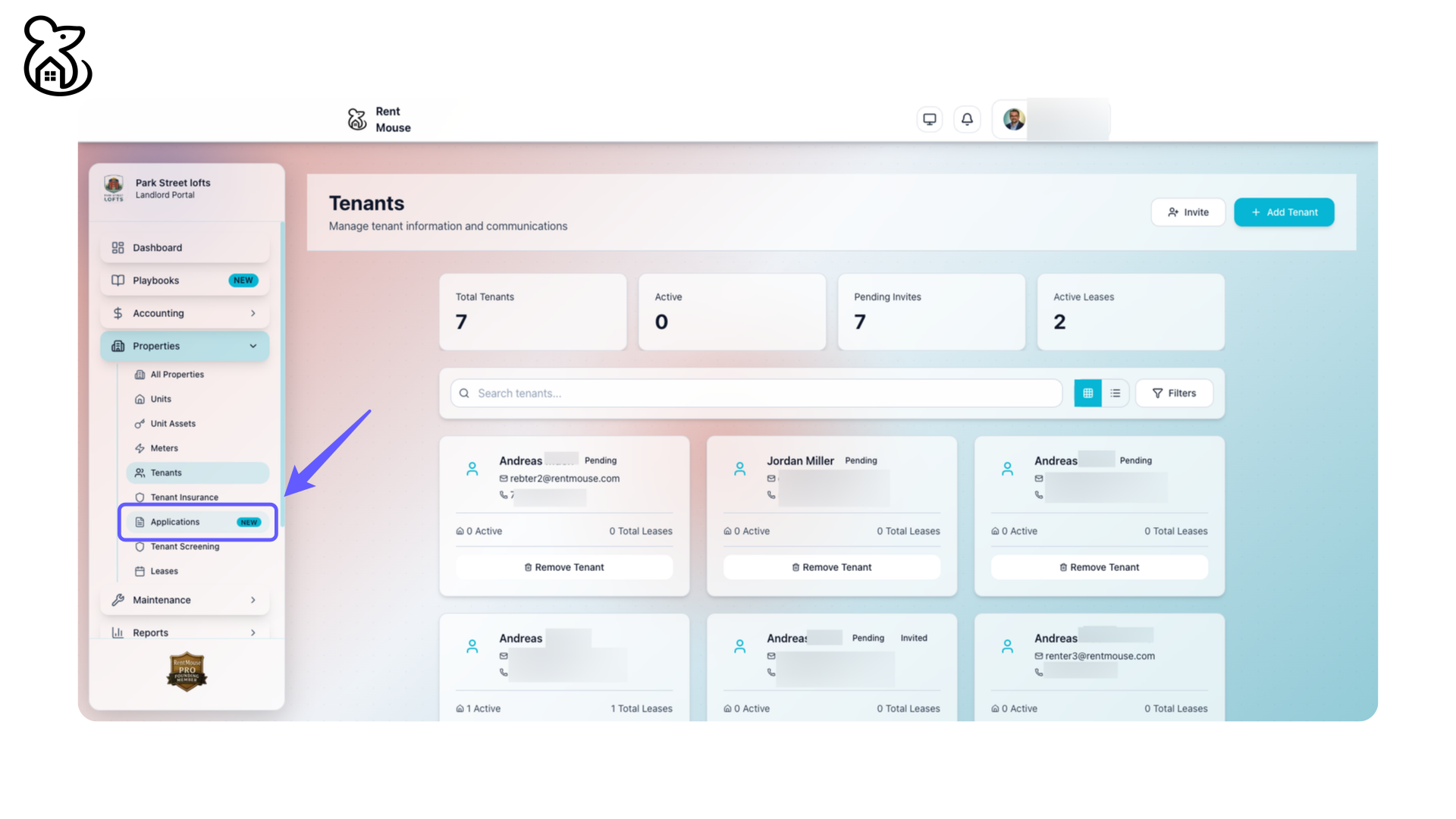 Access Tenant Applications