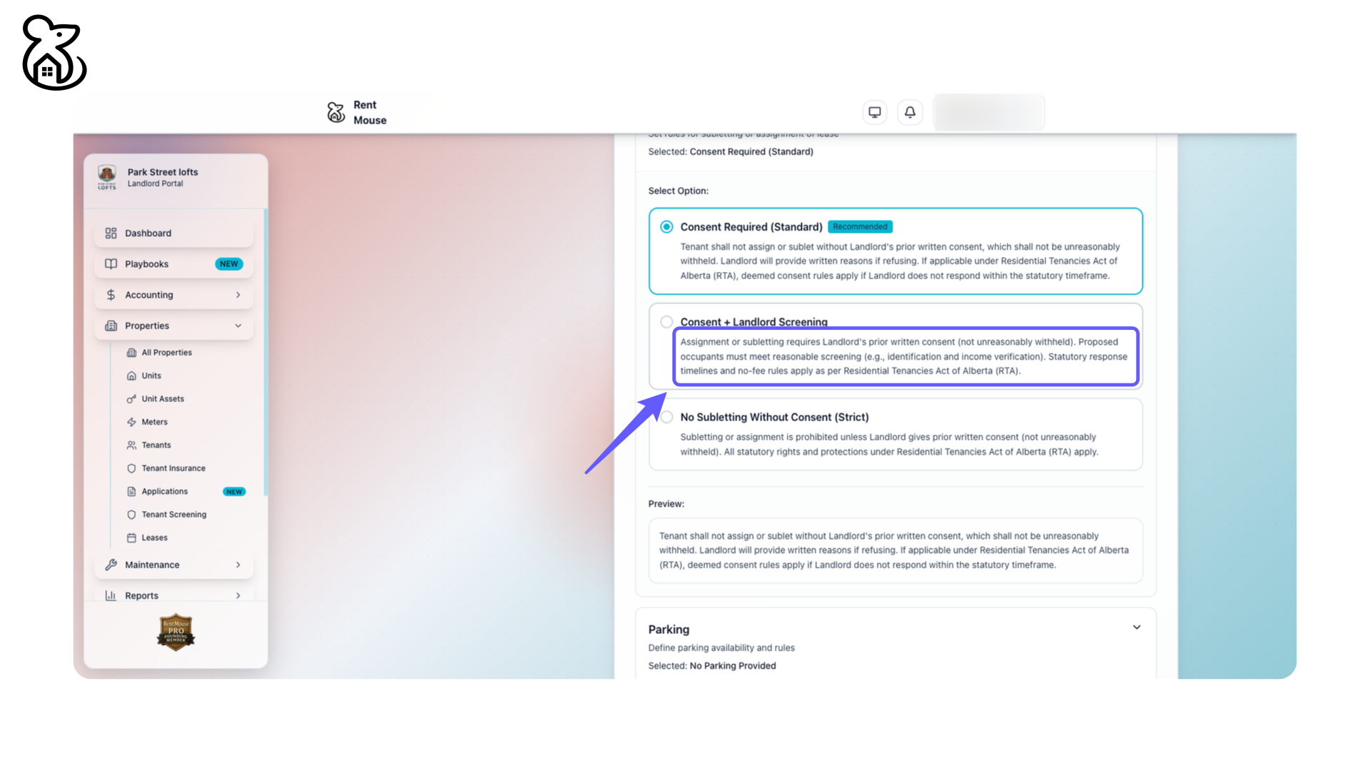 Ensure Sublet Screening Compliance