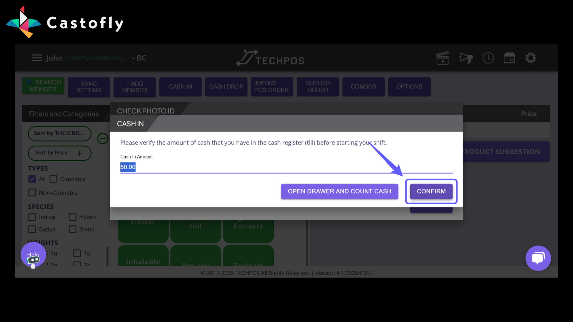 Confirmation Button