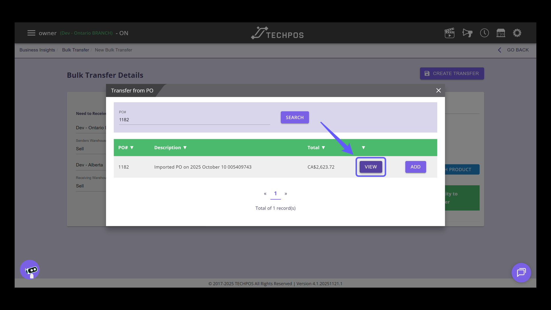Select Purchase Order Details